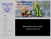 Tablet Screenshot of guilfordcollegeumc.org